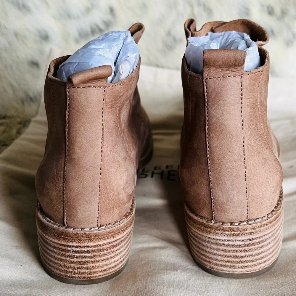 Eileen Fisher Soul-Nu bootie in wheat size 7.5 BRAND NEW - Picture 7 of 7